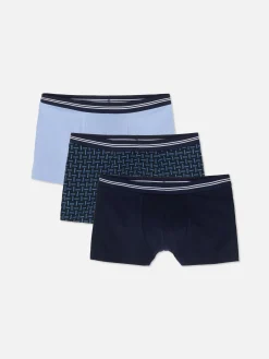 Boxershorts Met Diverse Prints, Set Van 3