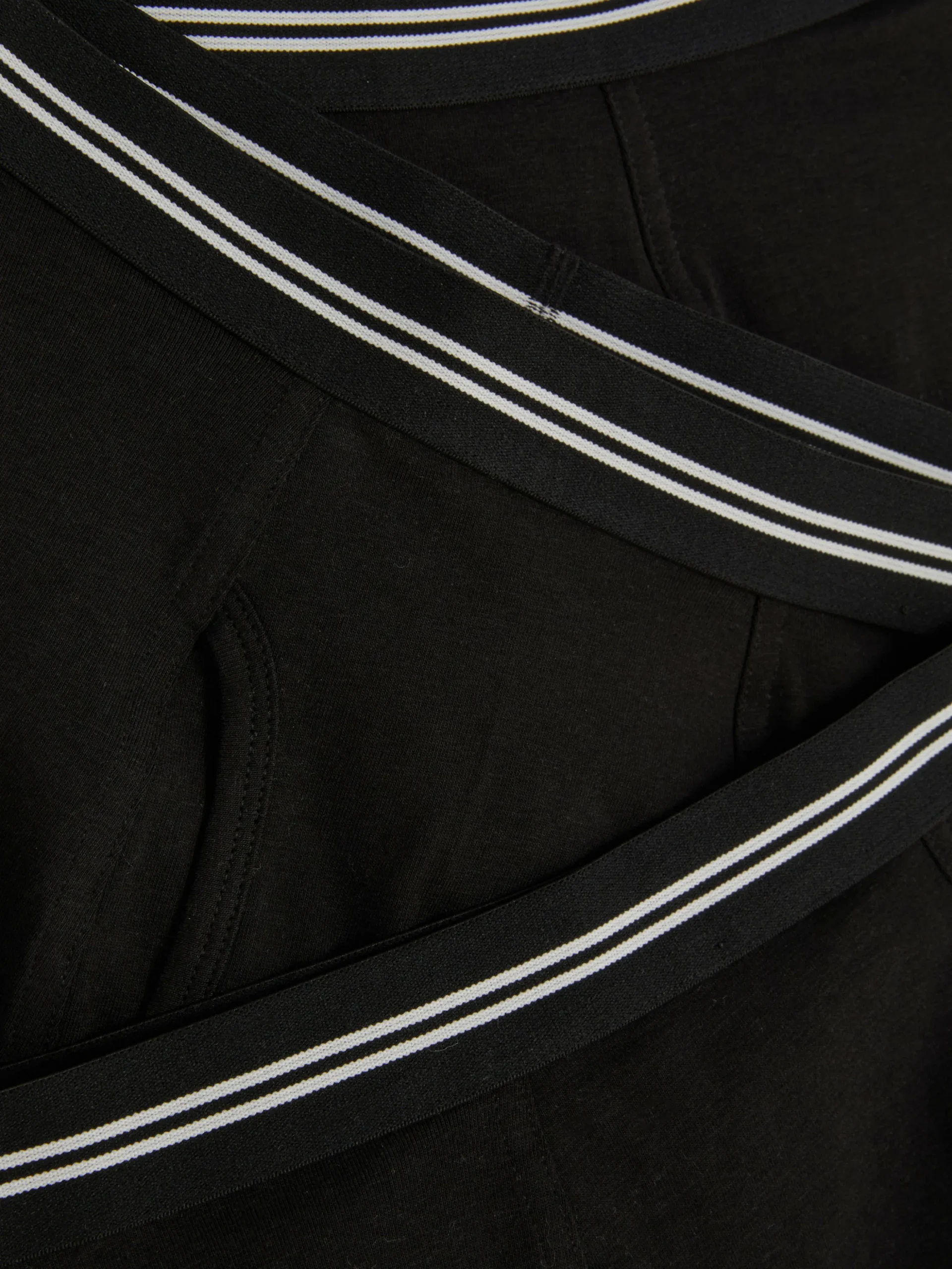 Boxershorts Met Gestreepte Tailleband, Set Van 3