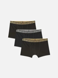 Boxershorts Met Grieks Patroon, Set Van 3