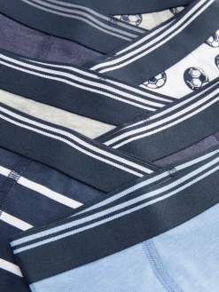 Boxershorts Met Voetbalprint, Set Van 7
