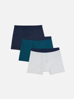 Boxershorts Van Een Katoenmix, Set Van 3