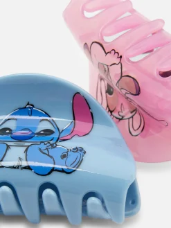 Bulldog-haarclips Disney's Stitch, Set Van 2