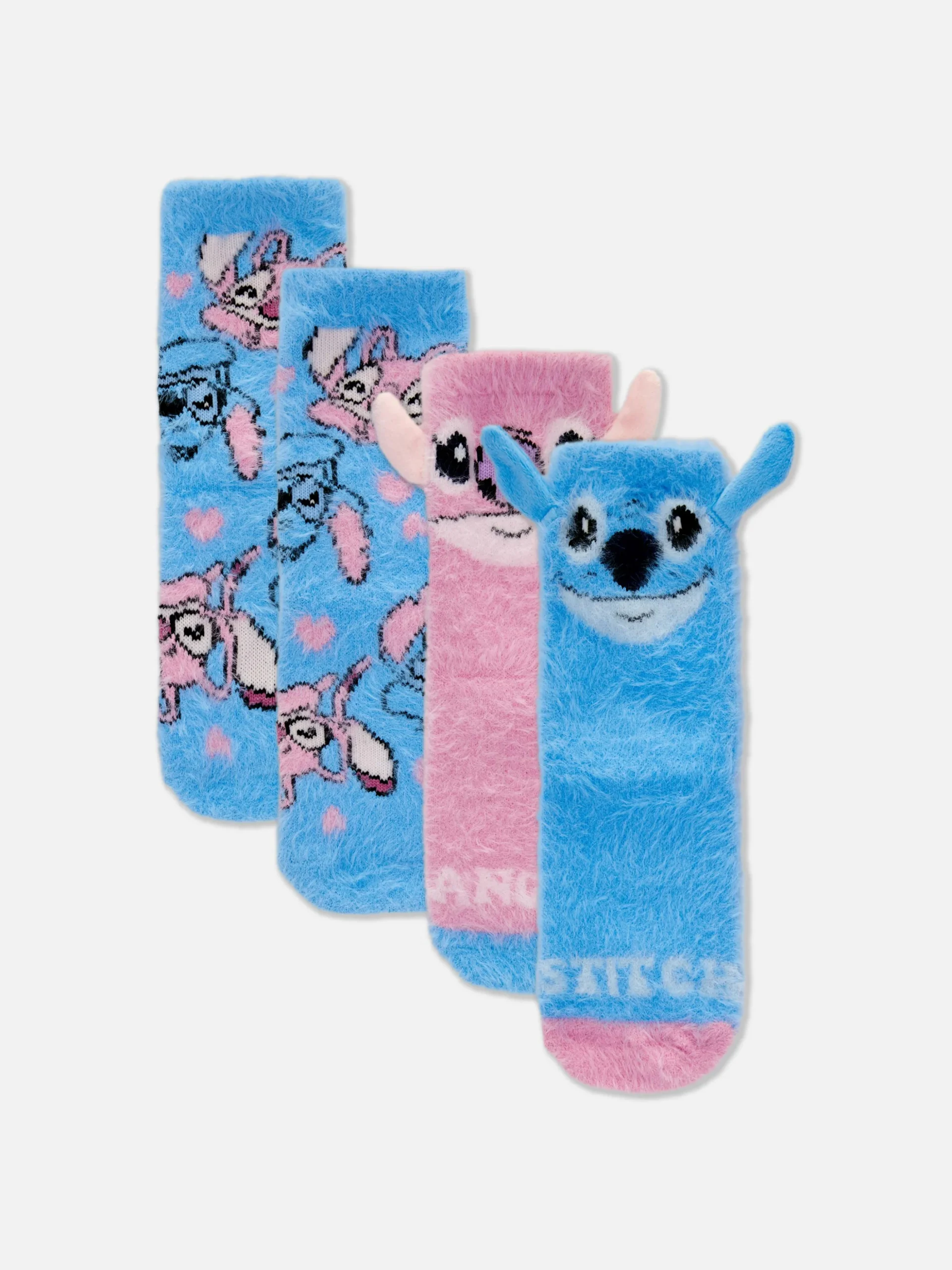 Comfortabele Sokken Disney's Stitch & Angel, 2 Paar