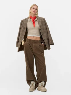 Corduroy Broek Met Wijde Pijpen Rita Ora