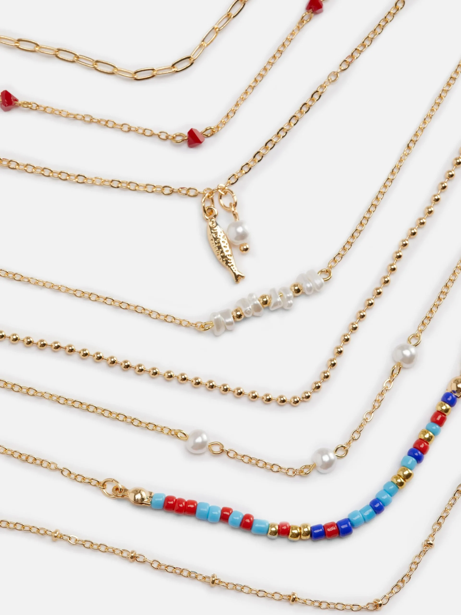 Diverse Armbanden Met Imitatieparels, Set Van 8