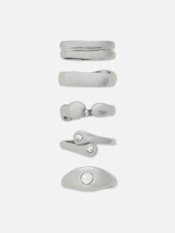 Diverse Robuuste Ringen, Set Van 5