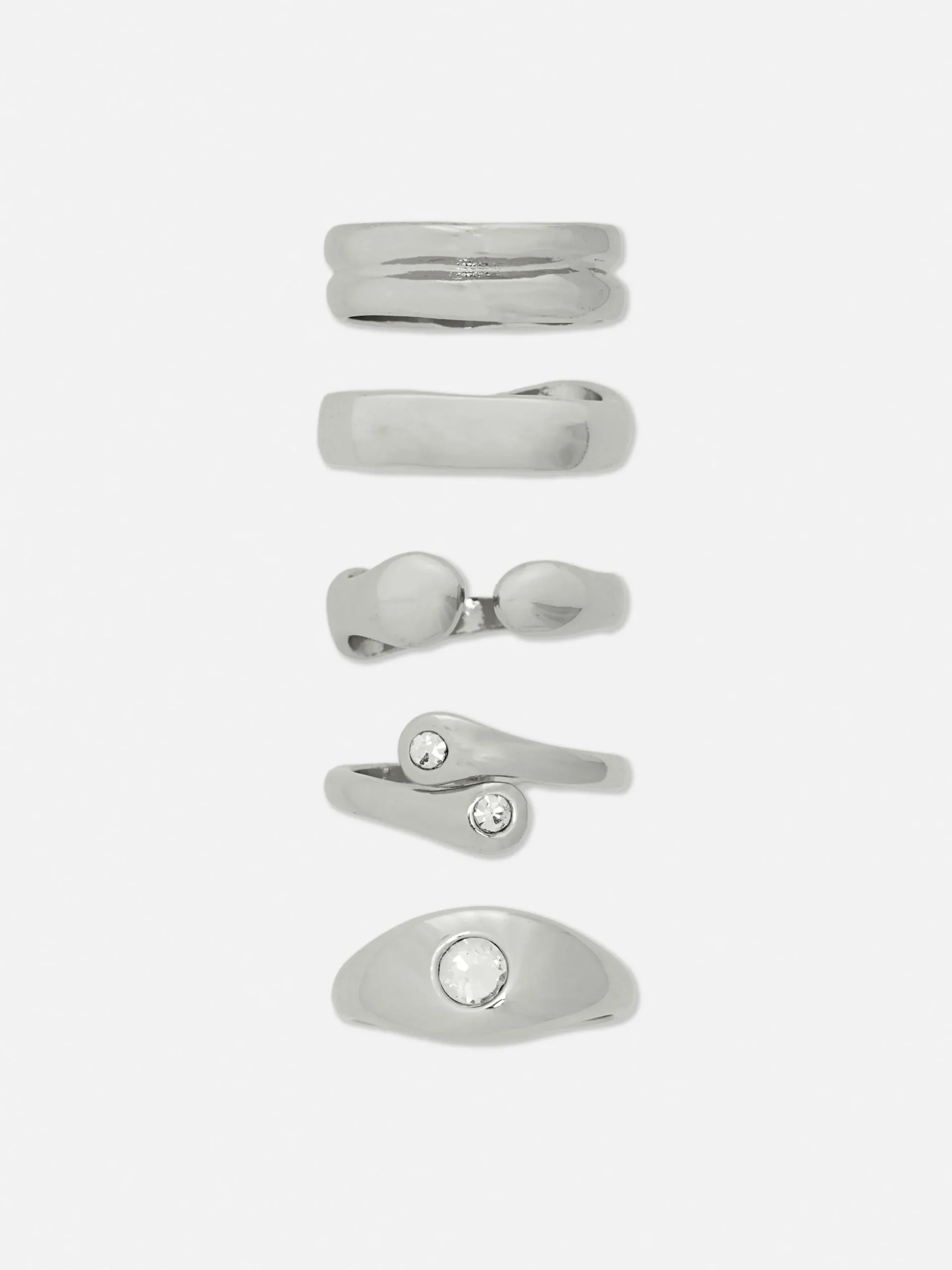 Diverse Robuuste Ringen, Set Van 5