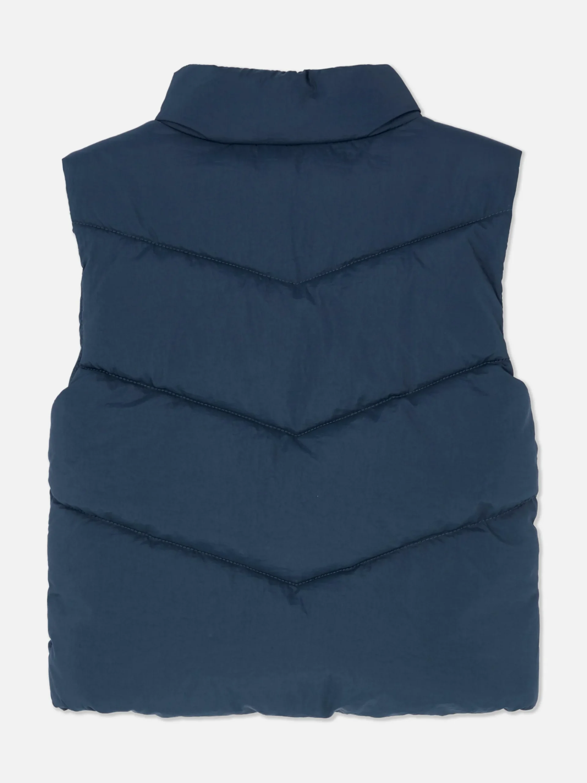Doorgestikte Bodywarmer Met Rits