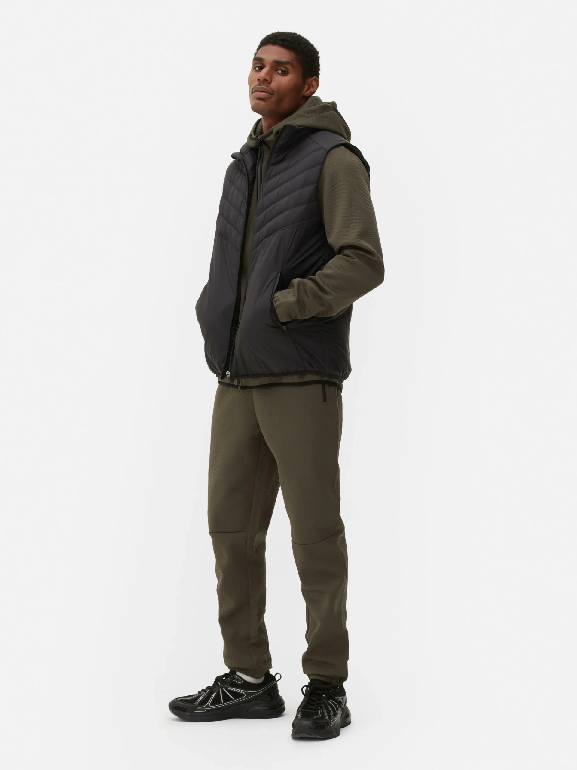 Doorgestikte Sportbodywarmer