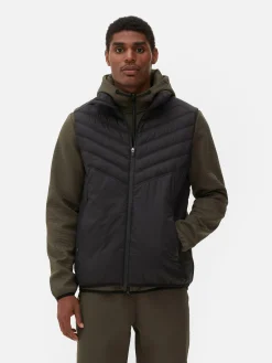 Doorgestikte Sportbodywarmer