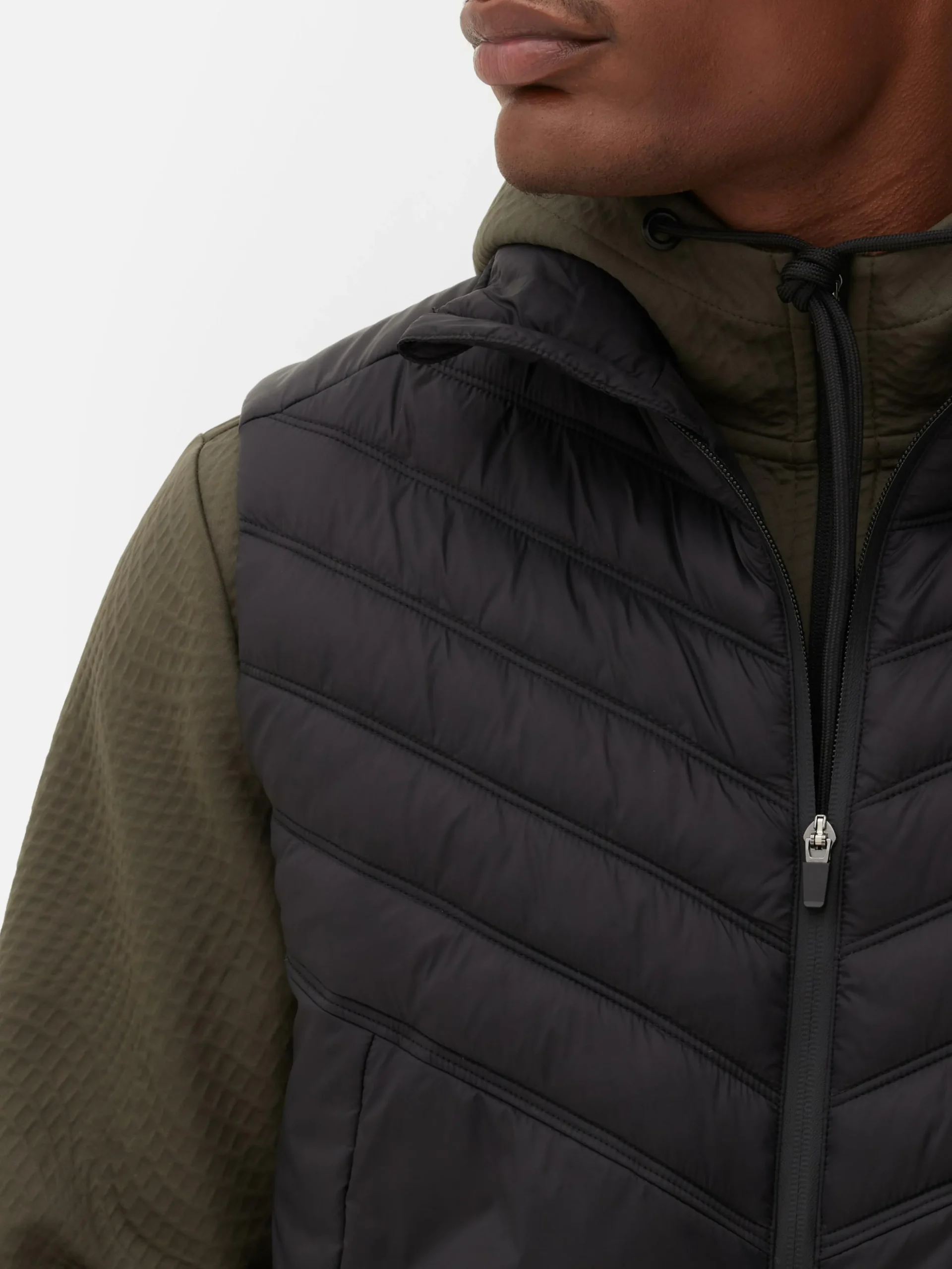 Doorgestikte Sportbodywarmer
