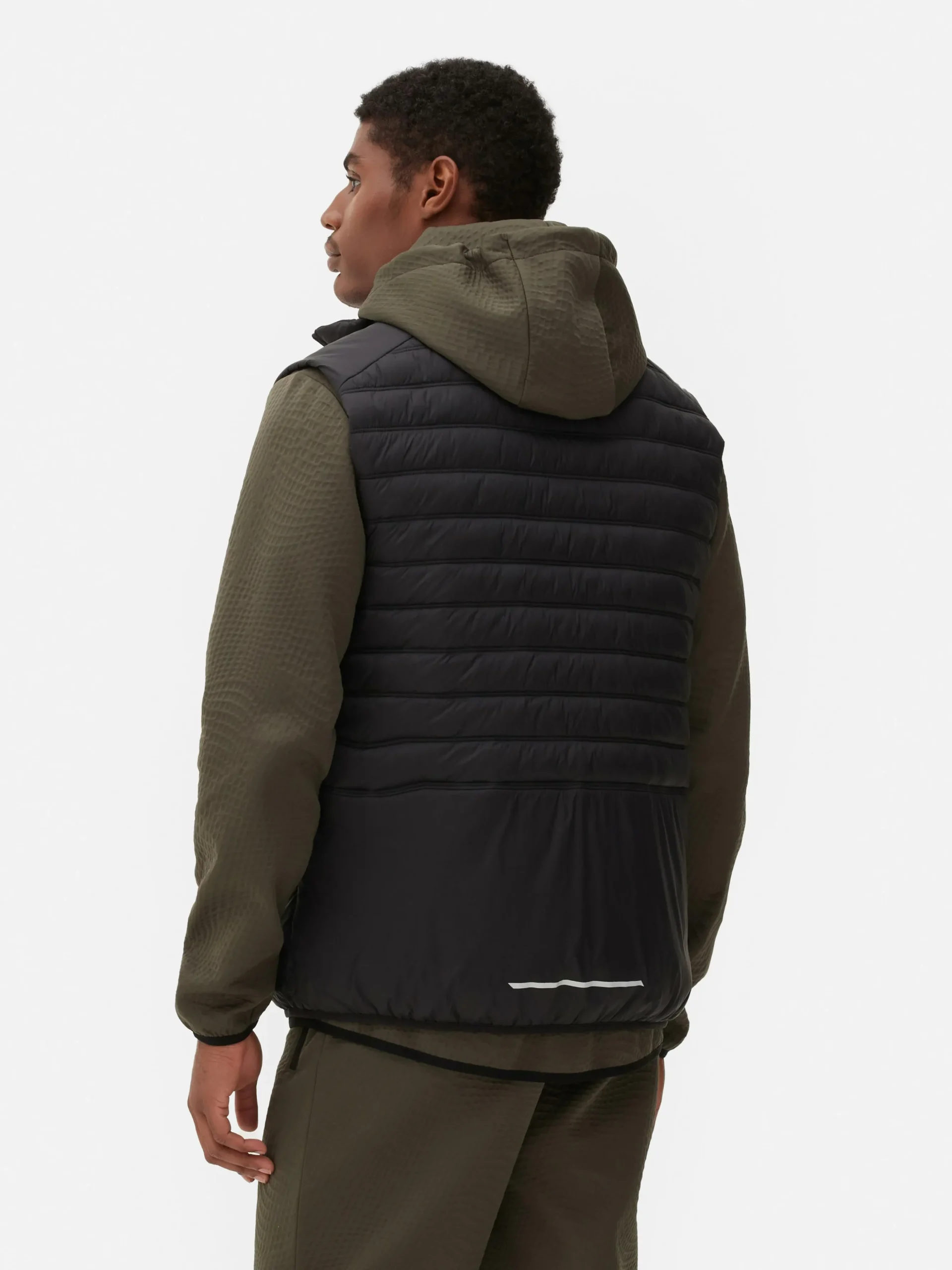 Doorgestikte Sportbodywarmer