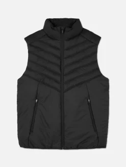 Doorgestikte Sportbodywarmer
