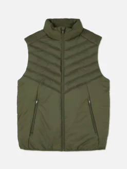 Doorgestikte Sportbodywarmer