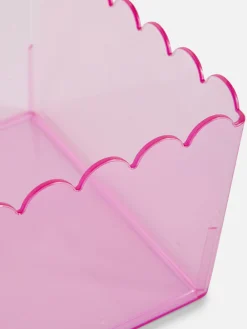 Doorschijnende Opbergdoos Met Geschulpte Rand