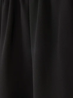 Doorschijnende Pyjamashort Met Mesh En Kanten Rand