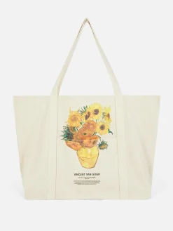 Draagtas XL Met Zonnebloemen Vincent Van Gogh