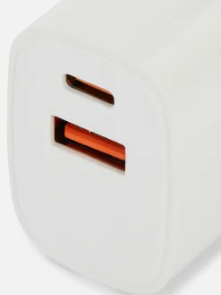 Dubbele Tweepolige USB-stekker, 10 W