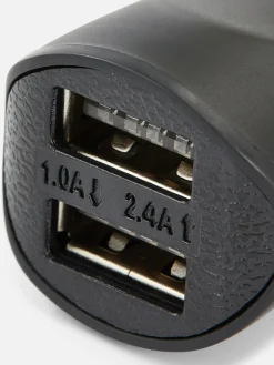 Dubbele USB-autolader