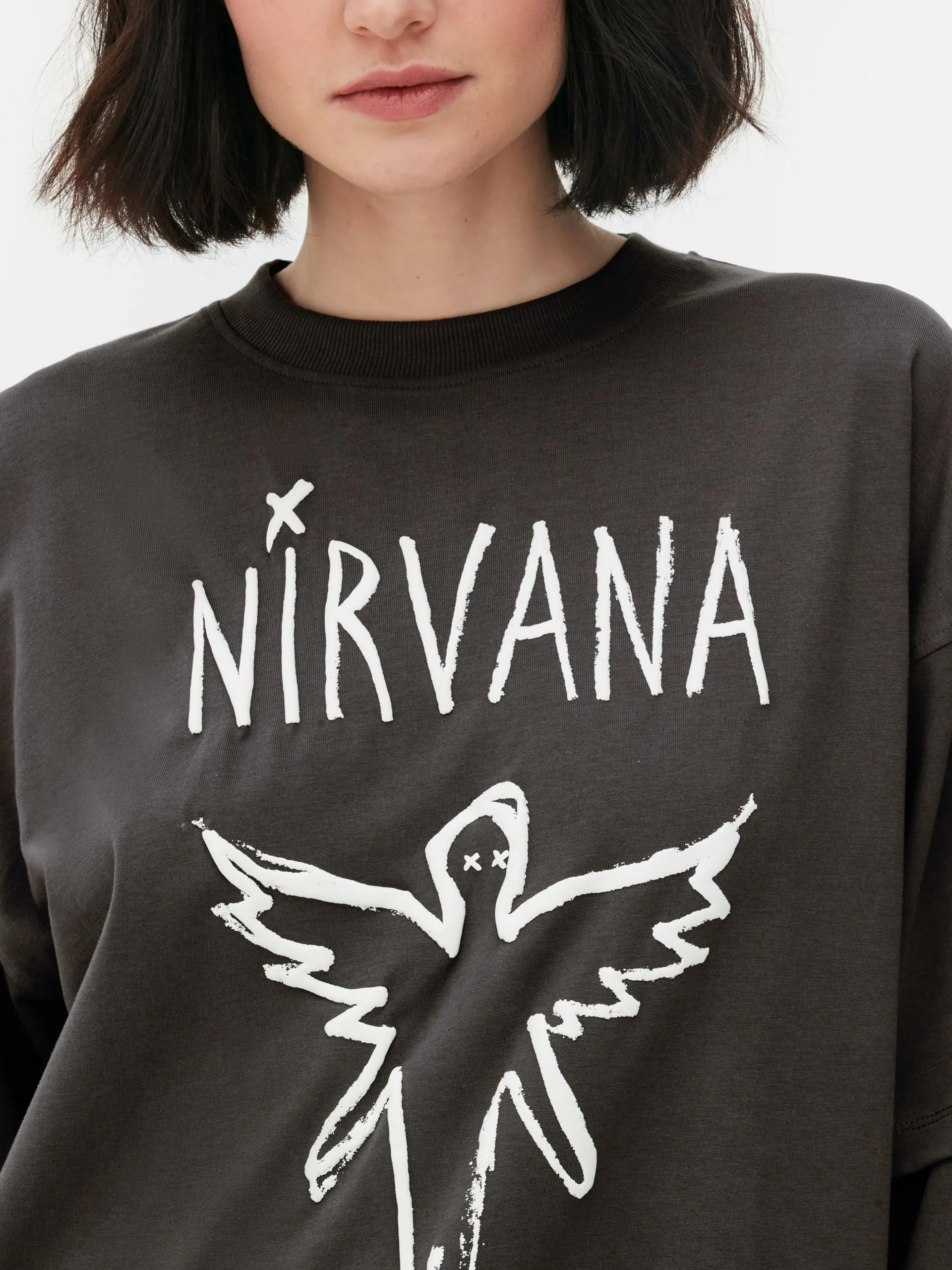 Dubbellaags T-shirt Nirvana