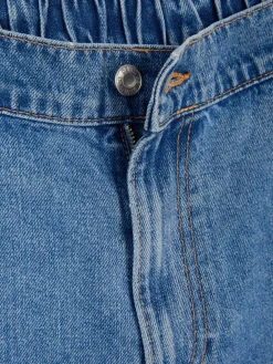 Elastische Jeans Met Wijde Pijpen