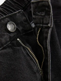 Elastische Jeans Met Wijde Pijpen
