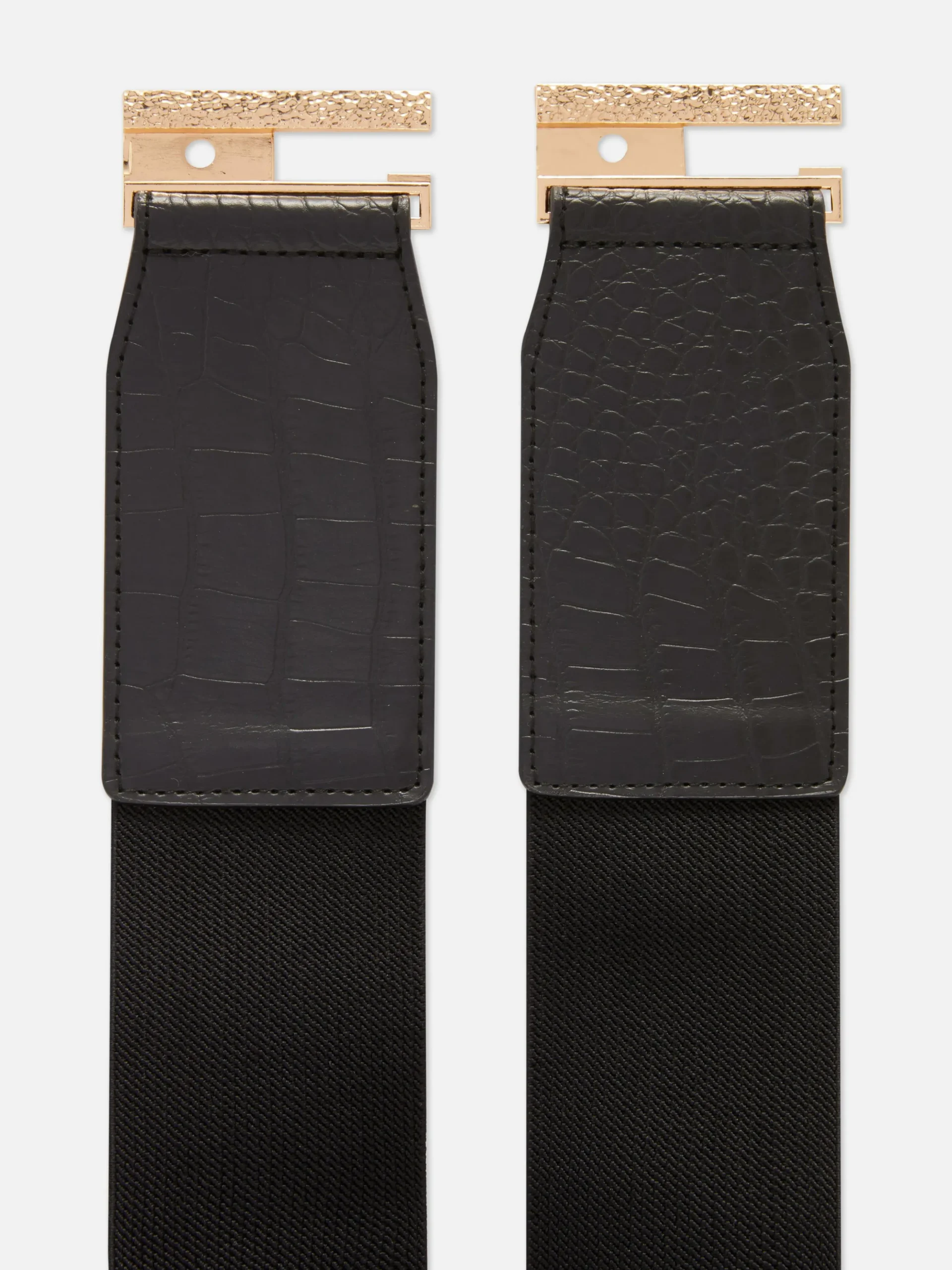 Elastische Riem Van Imitatiekrokodillenleer