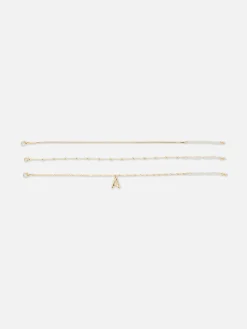 Enkelbandjes Met Bedeltje, Set Van 3
