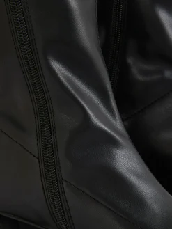 Enkellaarsjes Met Vierkante Neus En Stretch