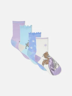 Enkelsokken Disney's Frozen, 4 Paar