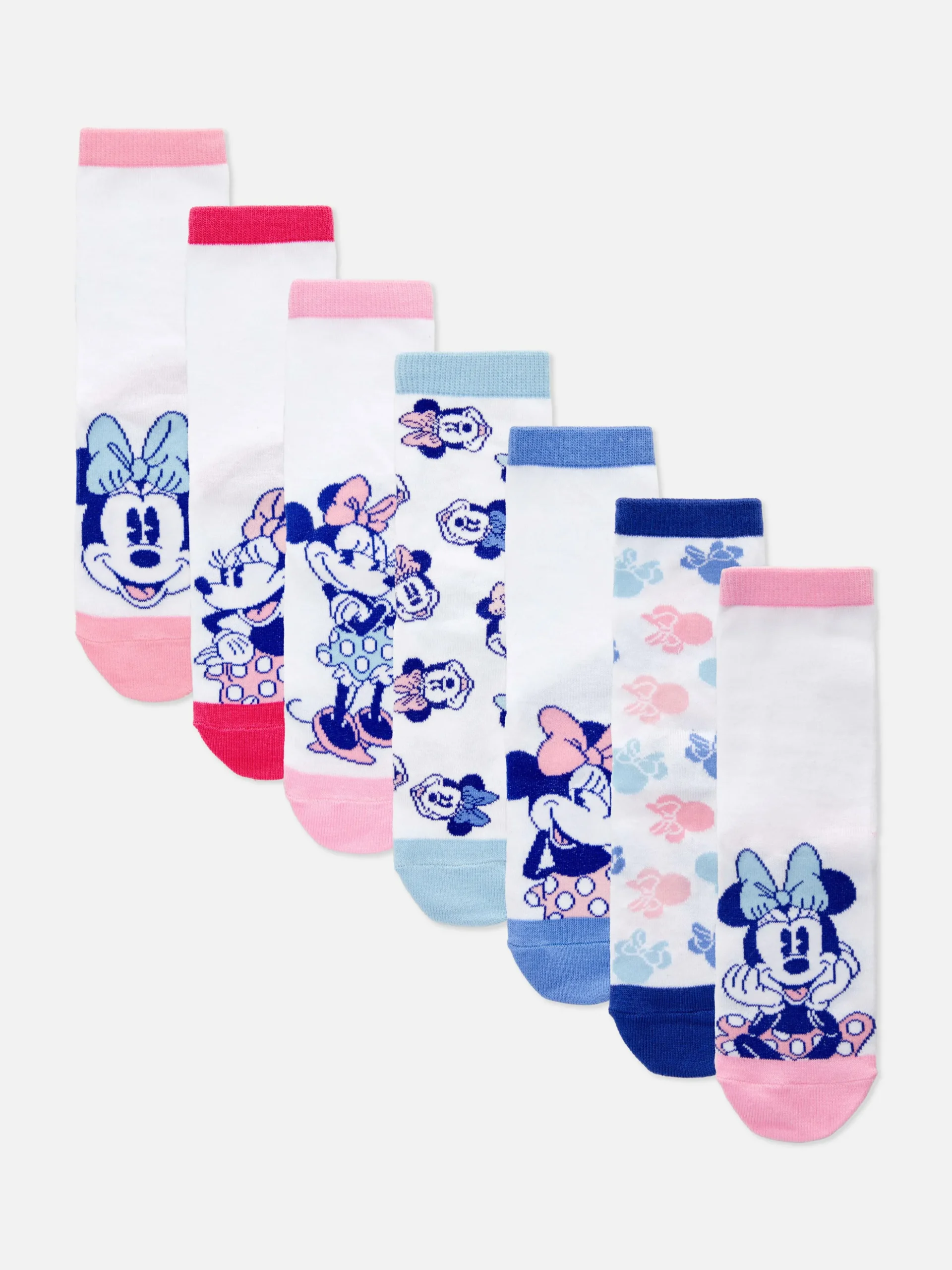 Enkelsokken Disney's Minnie Mouse, 7 Paar