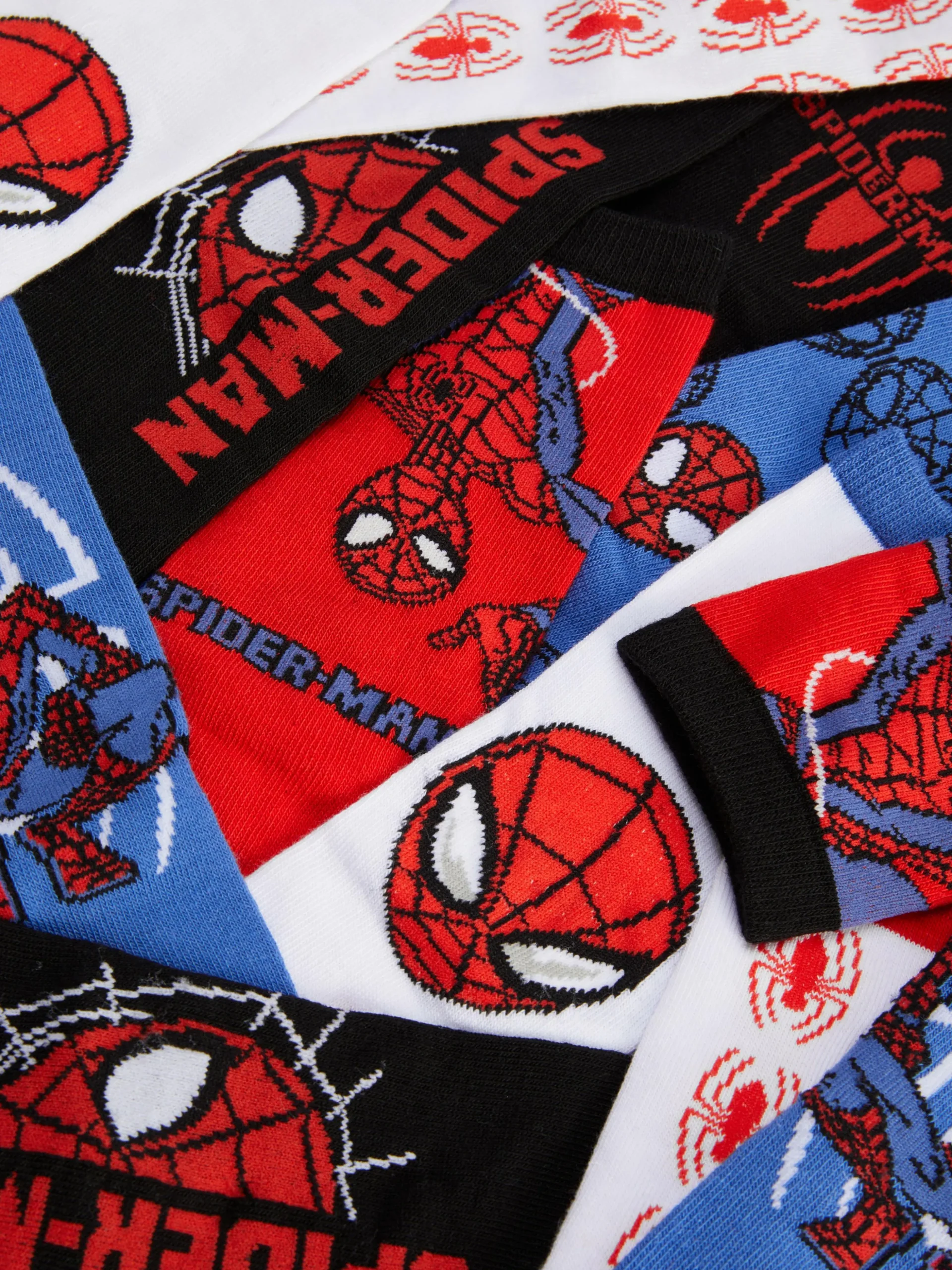 Enkelsokken Marvel Spider-Man, 7 Paar