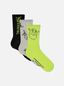 Enkelsokken Shrek, 3 Paar