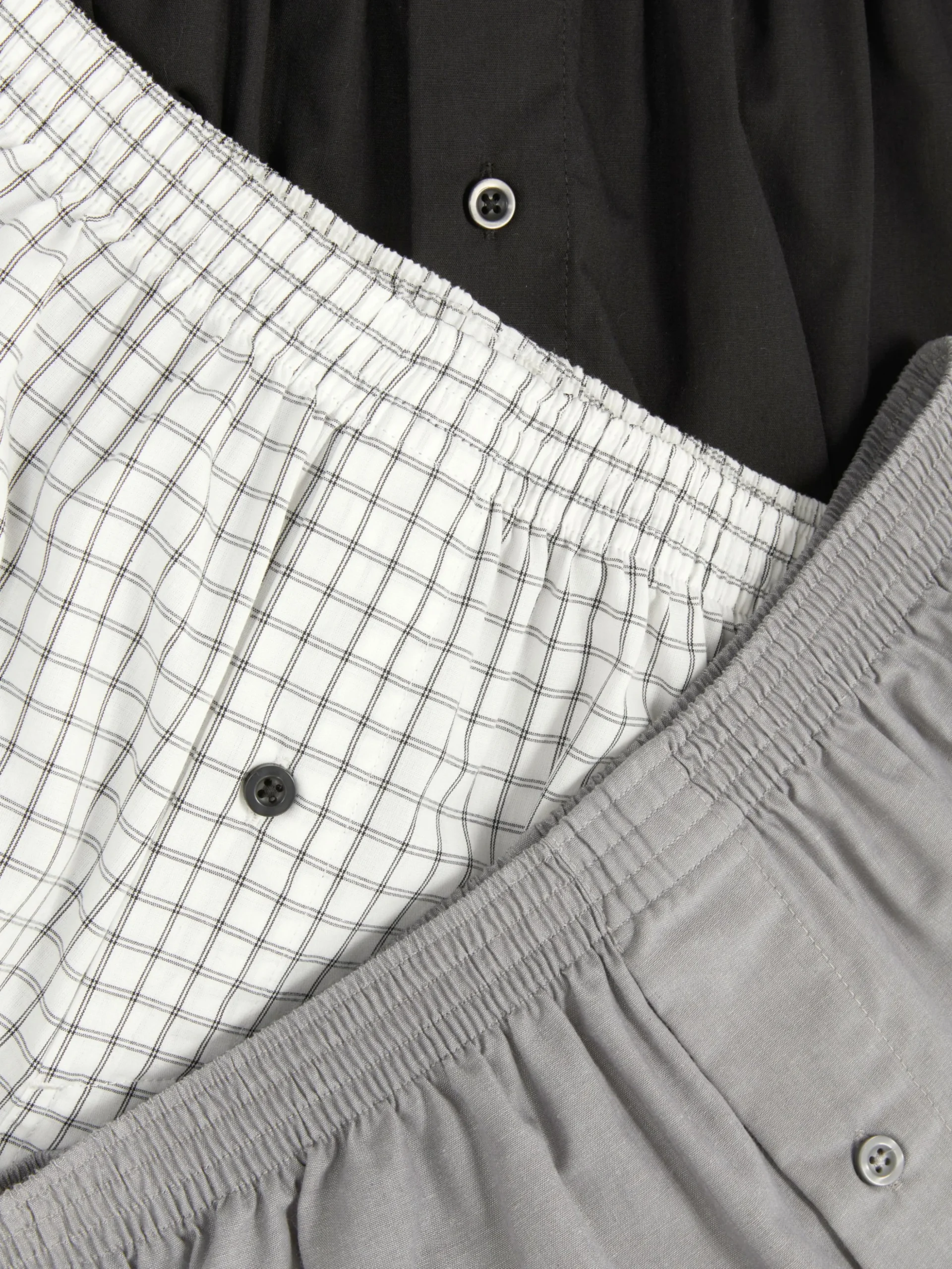Essential Geruite Boxers, Set Van 3