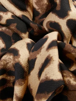 Extra Grote Scrunchie Met Luipaardprint