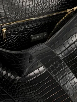 Extra Grote Shopper Met Krokodilleneffect