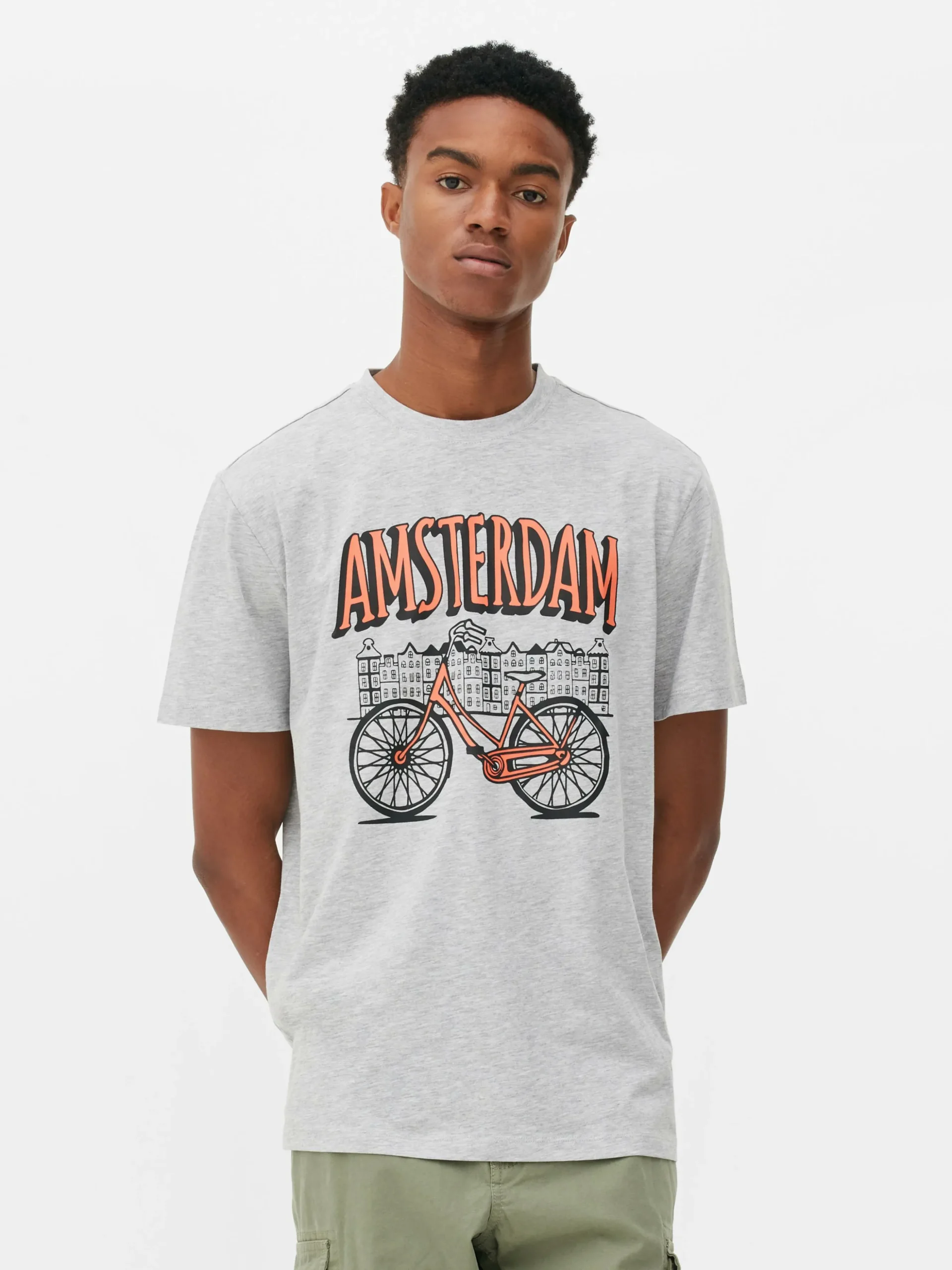 Fiets T-shirt Amsterdam