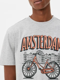 Fiets T-shirt Amsterdam