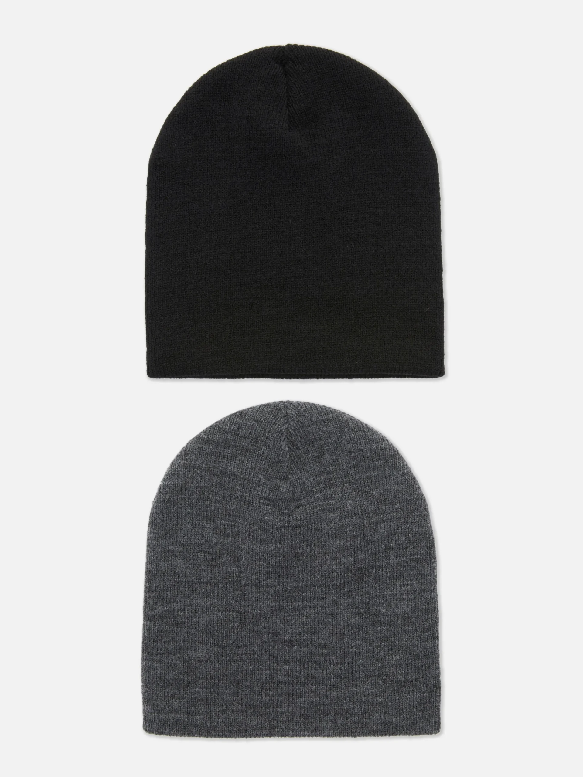 Fijngebreide Beanies, Set Van 2