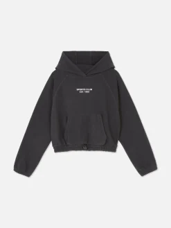 Fleece Hoodie Met Print