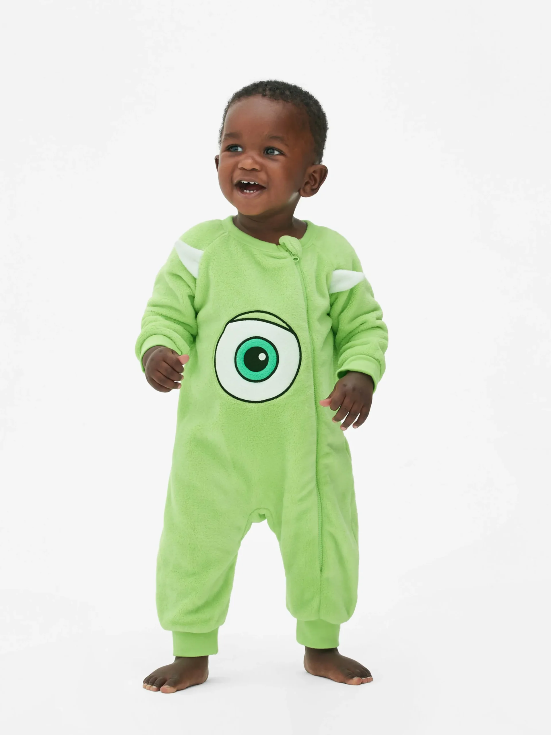 Fleece Onesie Met Rits Voor Baby's Monsters, Inc.