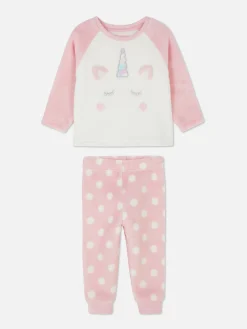 Fleece Pyjama Met Dierenprint