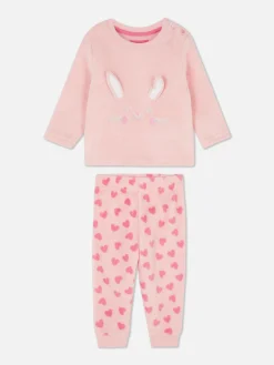 Fleece Pyjama Met Dierenprint