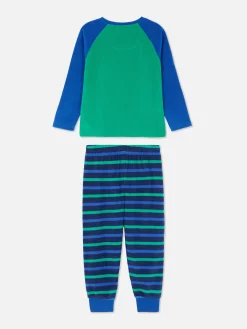 Fleece Pyjama Met Dinosaurusprint