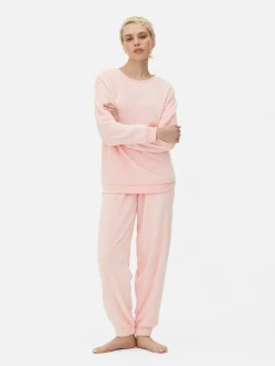 Fleece Pyjama Met Lange Mouwen