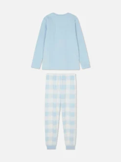 Fleece Pyjama Met Popcornprint