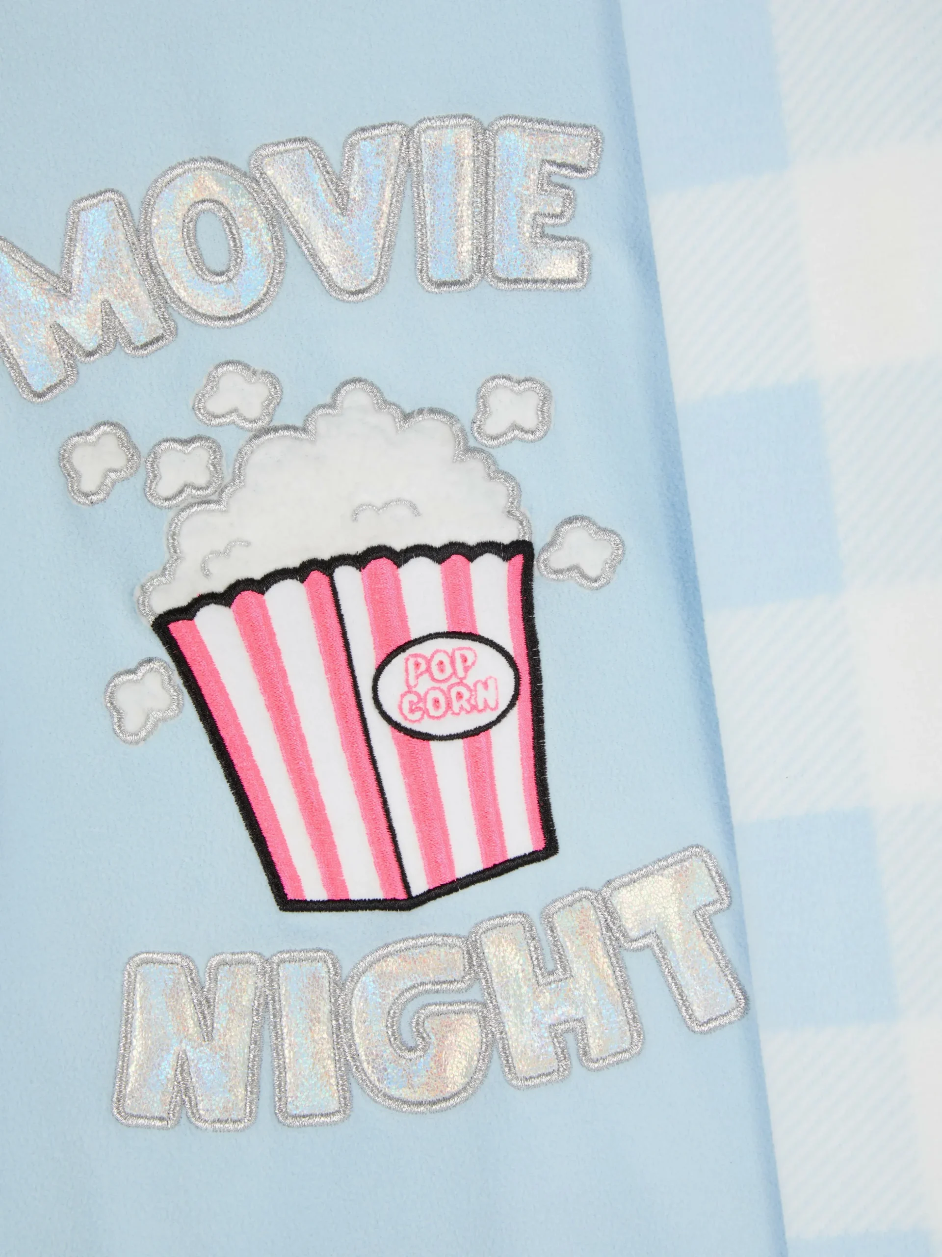 Fleece Pyjama Met Popcornprint