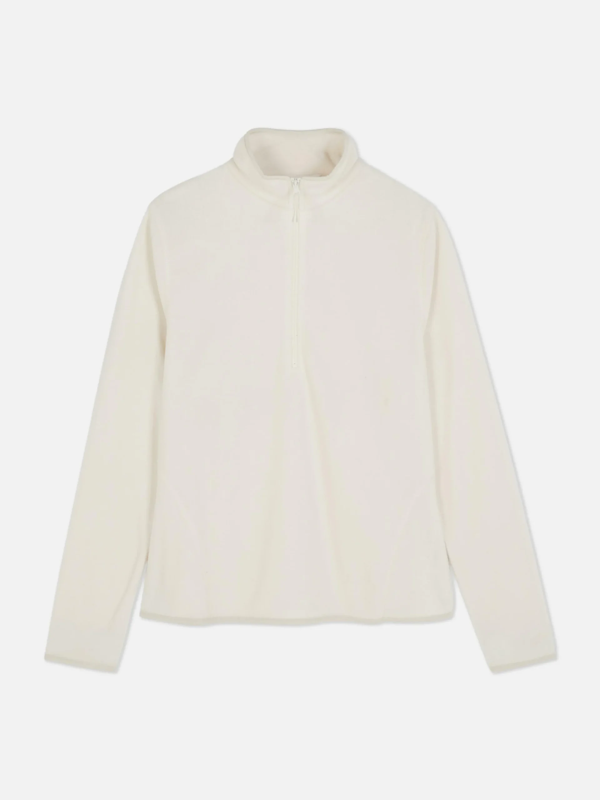 Fleece Trui Met Halve Rits