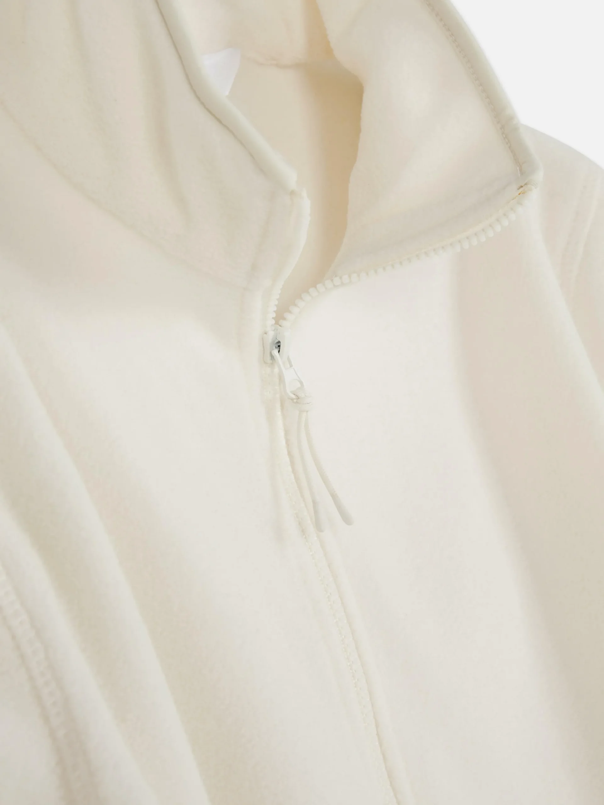 Fleece Trui Met Halve Rits