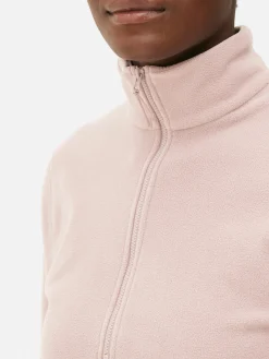 Fleece Trui Met Halve Rits